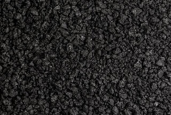 1mm-10mm الجرافيت البترول فحم الكوك 98.5٪ الكربون للصلب الصب المستمر